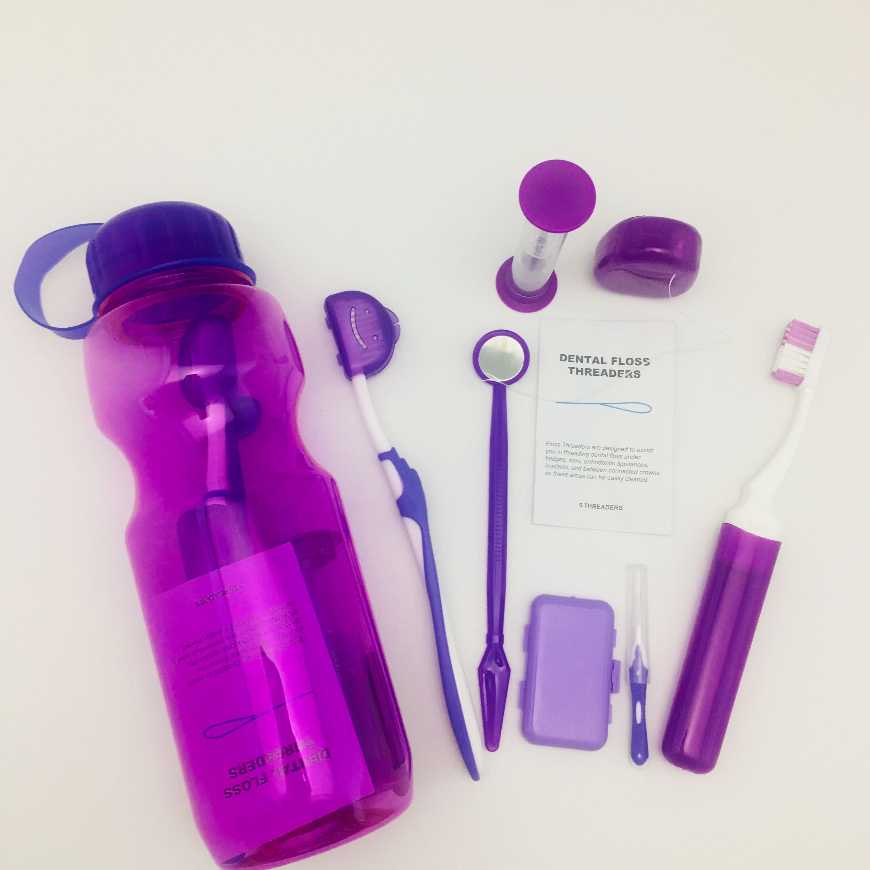 Дорожный набор ортодонтических зубных щеток