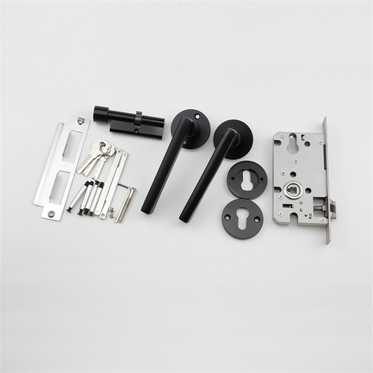 Internal wooden doors locks door handle spindle door lock handle set