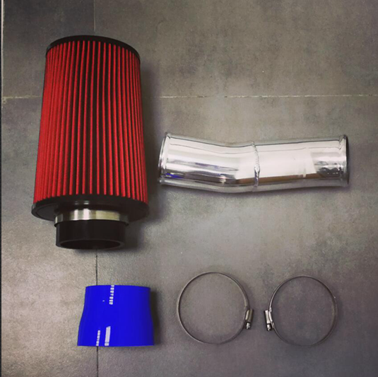 CX 3.25/" Cold Intake Pipe Kit For 90-97 Toyota Land Cruiser 1FZFE FJ80 LC80 BLK