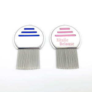 hair  lice comb blister card packed stainless steel  lice louse