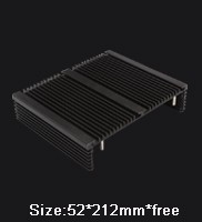 product-182-200 Custom Anodized Lithium Battery Aluminum Extrusion Enclosure For PCB Power Supply