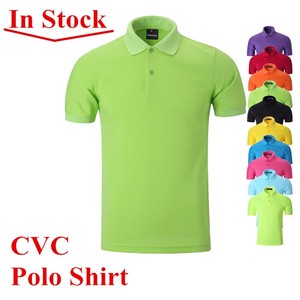CVC Polo Shirt Mens Polo Low MOQ in Stock