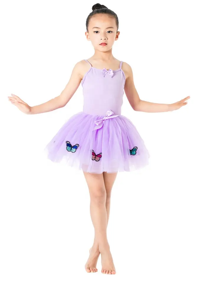 Bebechat Toddler Girls Cute Leotard for Dance Gymnastics and Ballet_Tutu Style 