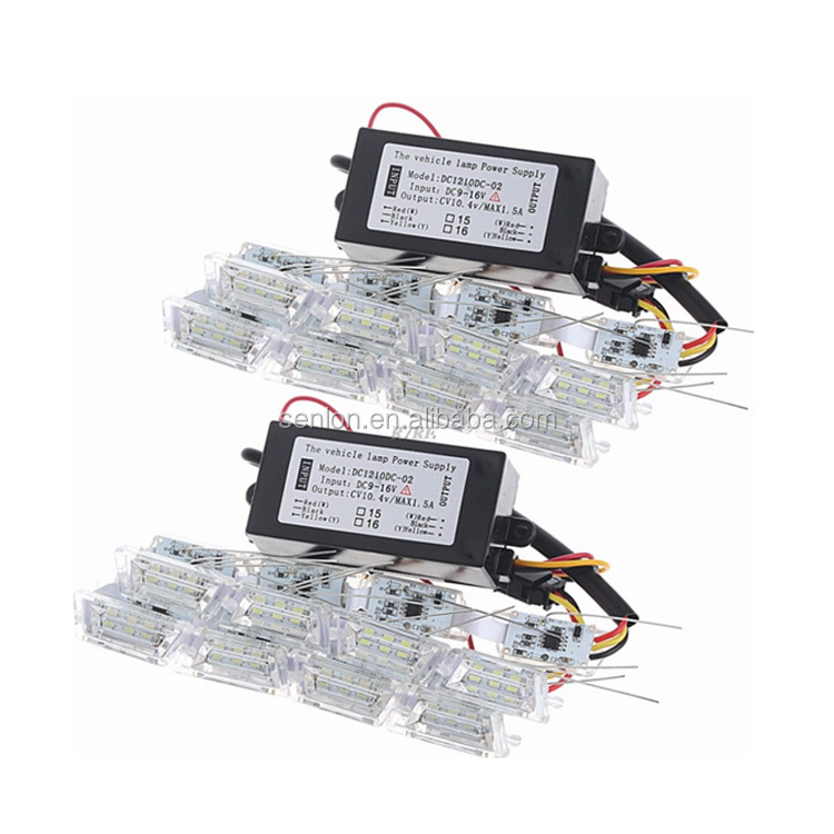 Двухцветные светодиодные дневные ходовые огни, поворотные огни, Светодиодная лента, белые, янтарные цвета, гибкие светодиодные дневные ходовые огни для автомобильных поворотных сигнальных огней