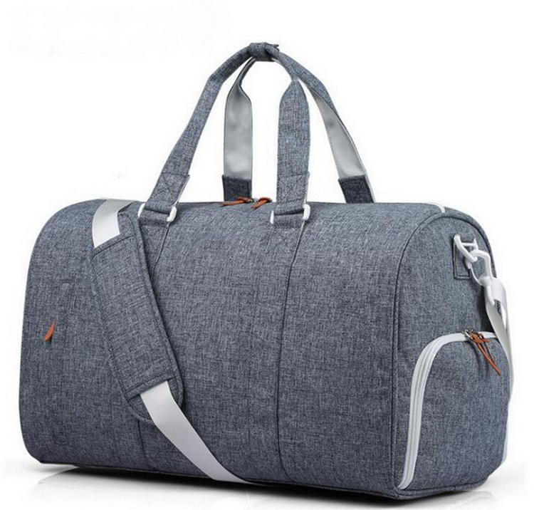 Logo personnalis&eacute; week-end sport sac de sport voyage v&ecirc;tement sac de sport avec compartiment &agrave; chaussures