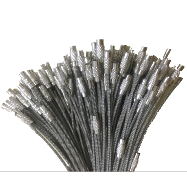 Металлический наконечник канатного стропа пресс с защитой от повреждений и кольцом и крючки