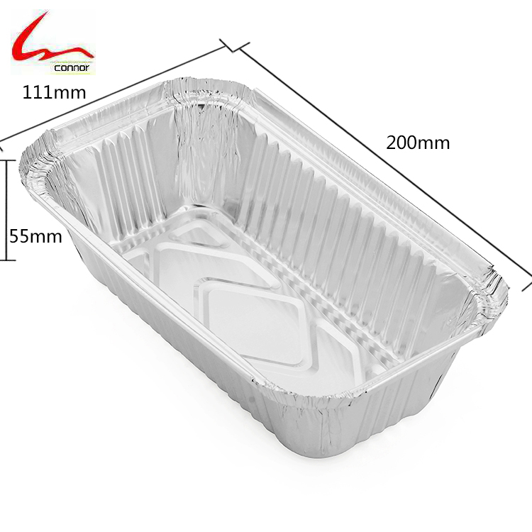 LIDS 500 No6a LARGE ALUMINIUM FOIL FOOD CONTAINERS