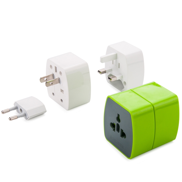 Дорожный комплект с 4 вилками для США, Великобритании, Европы, Австралии, оптом