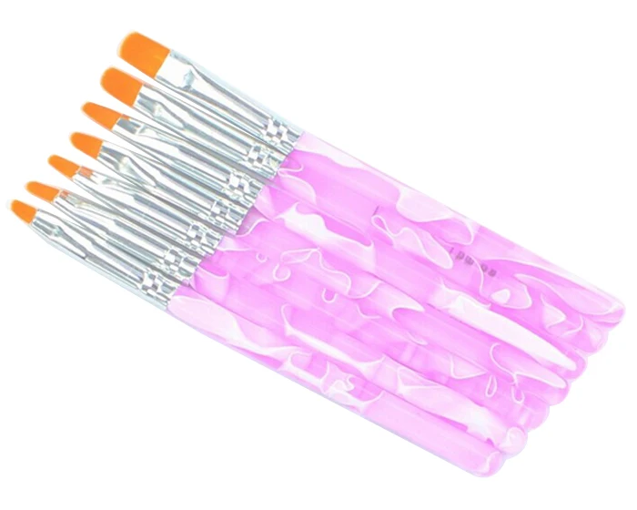 Hot selling acrylic handle artist nail gel brush