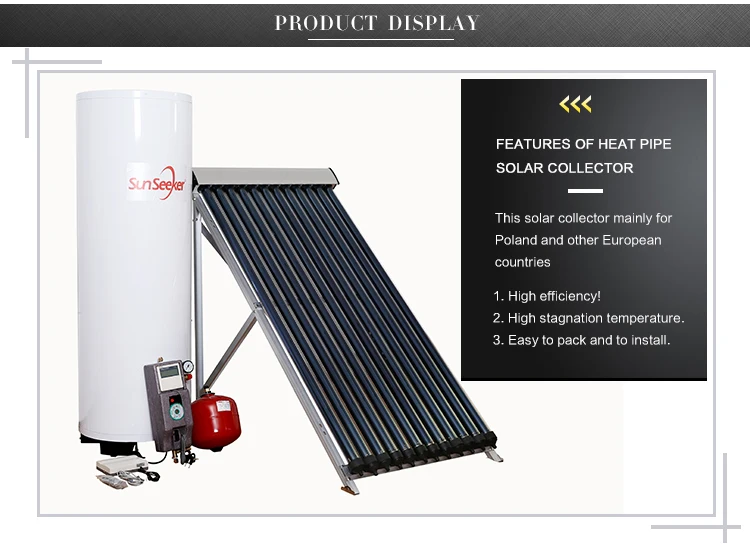 Hot sale solar energy panel heating thermal system solar hot water heating separated pressure heater