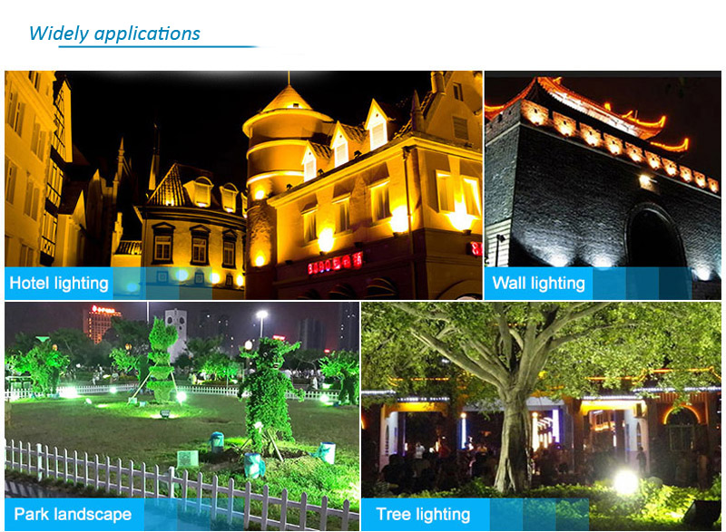DHL Free shipping Led Flood Light Outdoor Spotlight Floodlight 10W 20W 30W 50W Wall Washer Lamp Reflector IP65 Waterproof