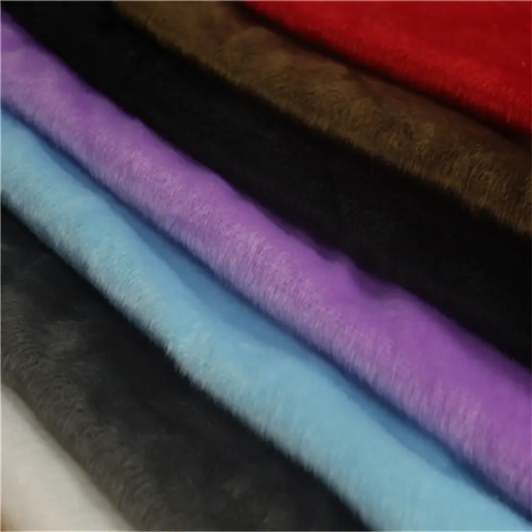 100% Polyester Micro Velboa Plush Fabric for Making Soft Toys. 