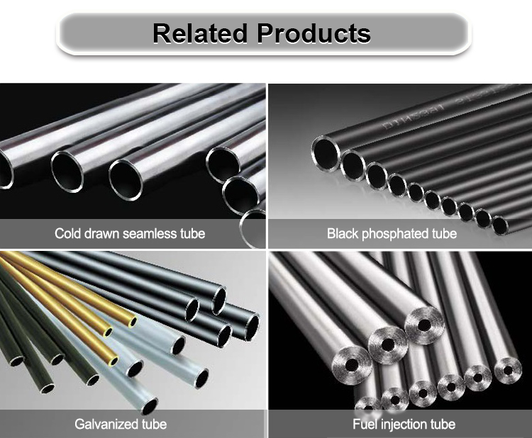 high precision bright surface thick wall seamless tube ID 4.4mm, 5.4mm airgun barrel tube and pipe