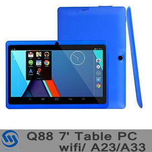 Q88 86V table PC low end price Android Gift wifi tablet