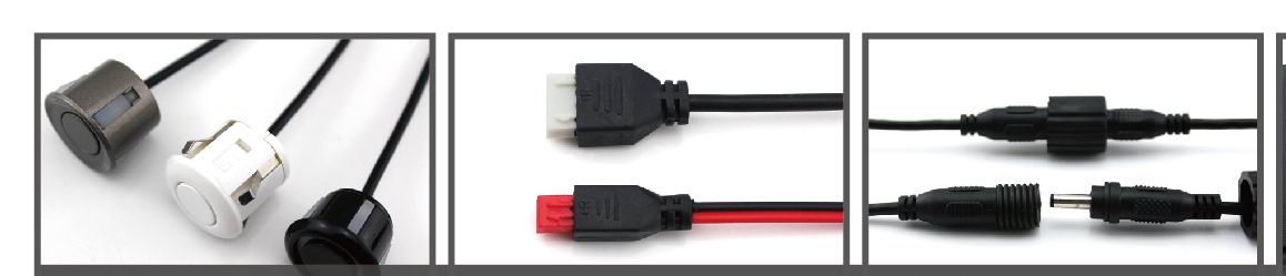 6 sensors reverse warning systems Front back parking assistant car reverse aid car parking sensor system