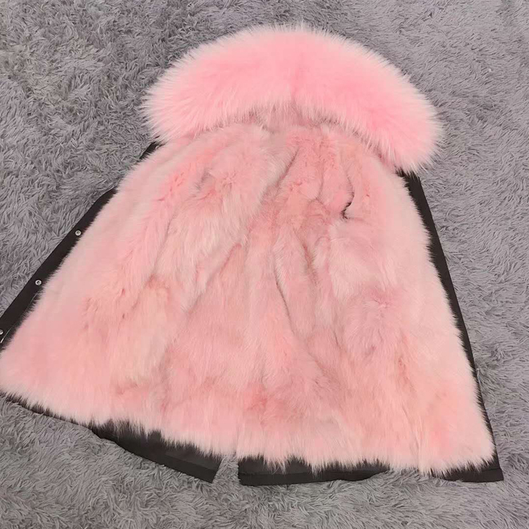 Wholesale 2020 Hot Sale Winter Coat fur jackets for ladies real fur coat women