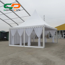 clear car roof top garden pagoda tent with aluminum structure for sale