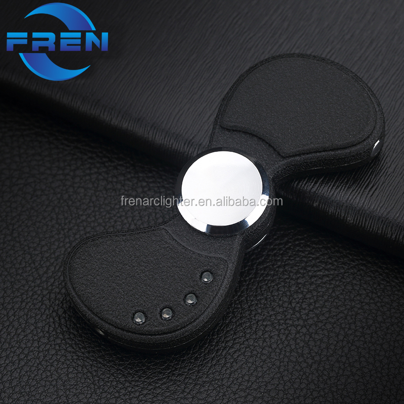 USB Lighter with LED lights Tornado Fidget Spinner New 2017 Design Windproof