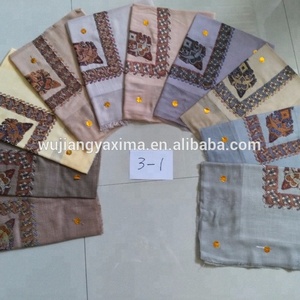 Emboridery shawl head cover dress
