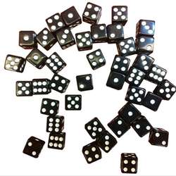 Hot selling colored dice polyhedral bulk dice, dice stool for game