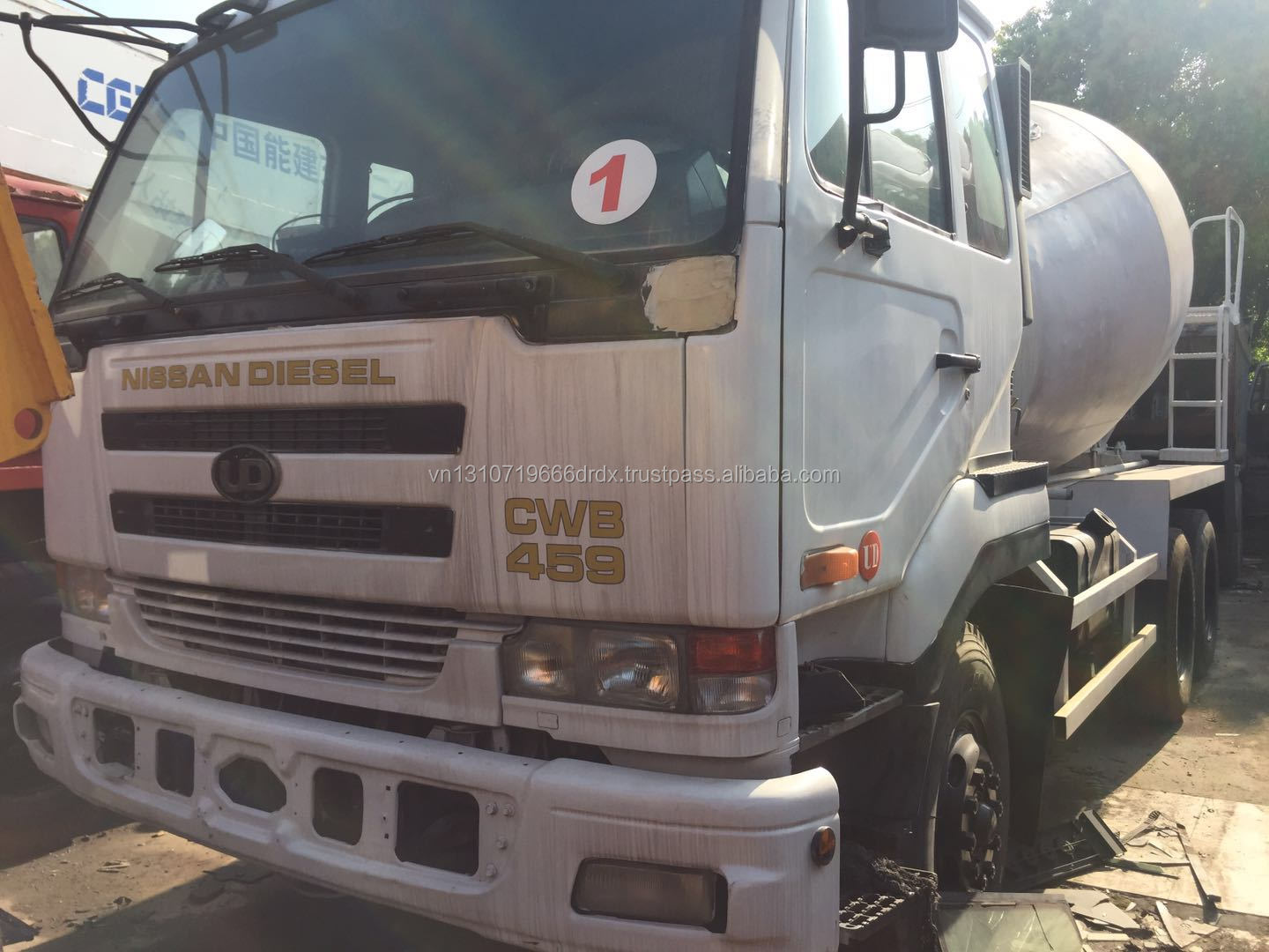 Used NISSAN Concrete Mixer Truck/Cement Machine price for sale