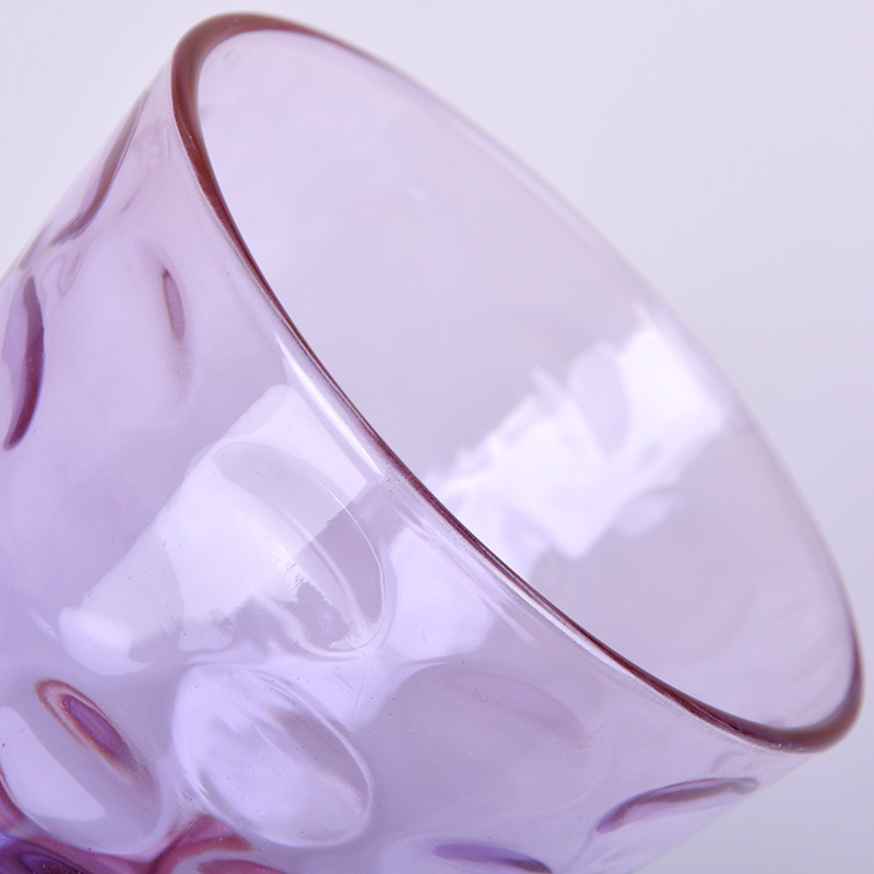 hot sale the most popular 270ml color glass cup with bubbles
