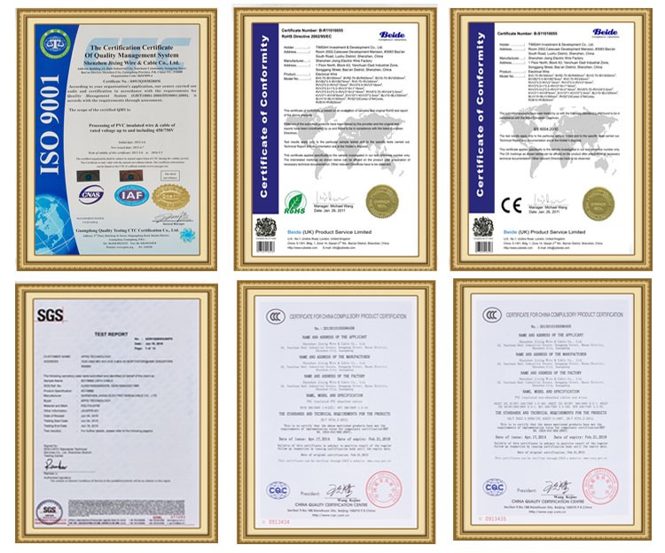 Home Electrical Cable or Wiring Pure Copper Conductor Cores PVC Soft Electric Cable