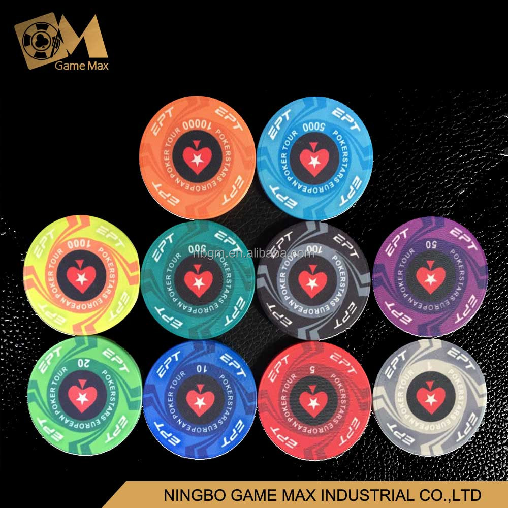 10g EPT керамический покерный чип 40x3 мм