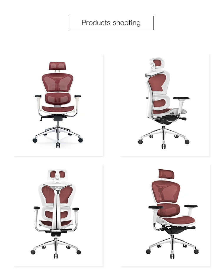 Aluminum base with PU castors high Back ergonomic executive ergohuman office chair