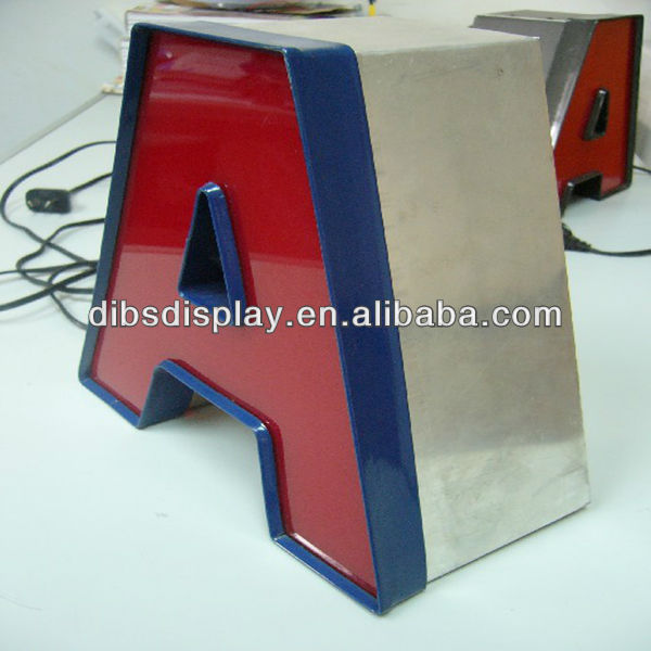 Iluminante LED carta caixa de luz sinal