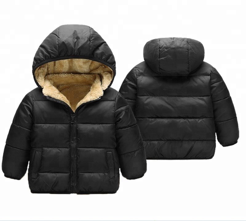 Горячая Распродажа, детская зимняя теплая куртка с подкладкой