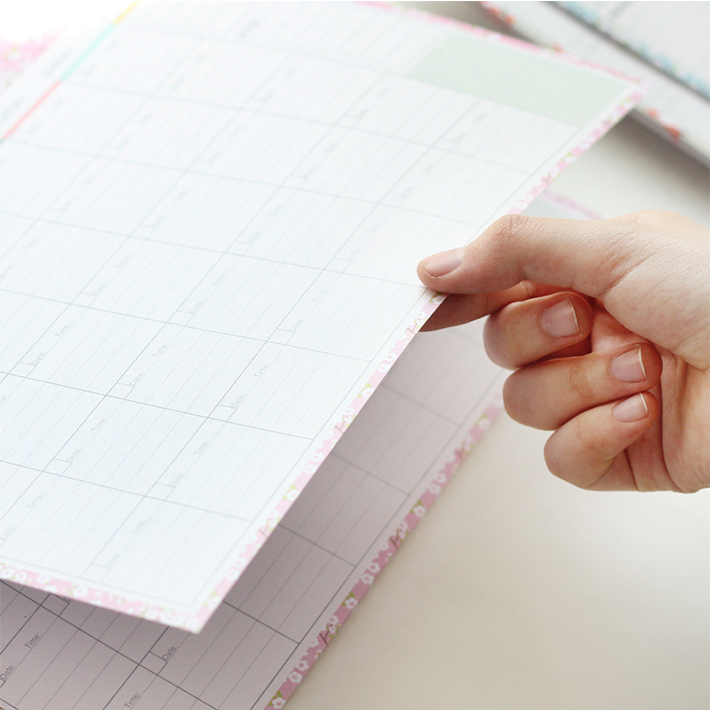 Monthly planner /Daily planner/ Weekly Planning System Tear Off To Do Pad 60 Sheets