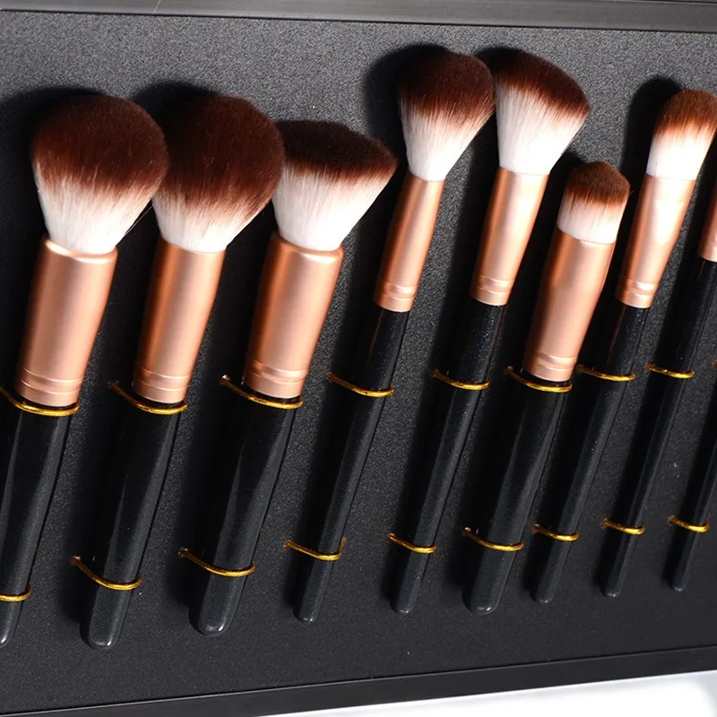 New designed top quality 22 pieces make up cosmetic brush with display stand