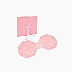 2020 trending Luxury pink  rose quartz sleep jade stone breast mask for skin smooth
