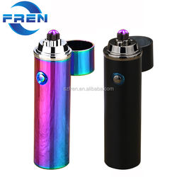 FR-P01 Nova Chegada Duplo Arco À Prova de Vento USB Elétrica Mais Leve, Cigarro eletrônico Mais Leve