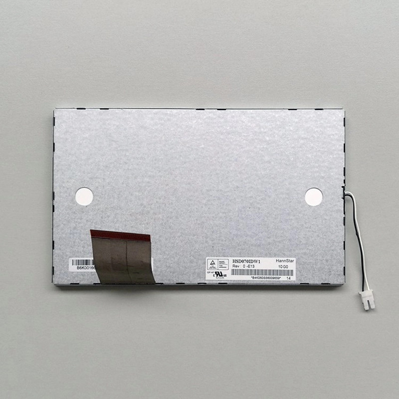 ×480 HSD070IDW1-E11 LCD Display Screen Panel RGB 7.0 inch HannStar 800