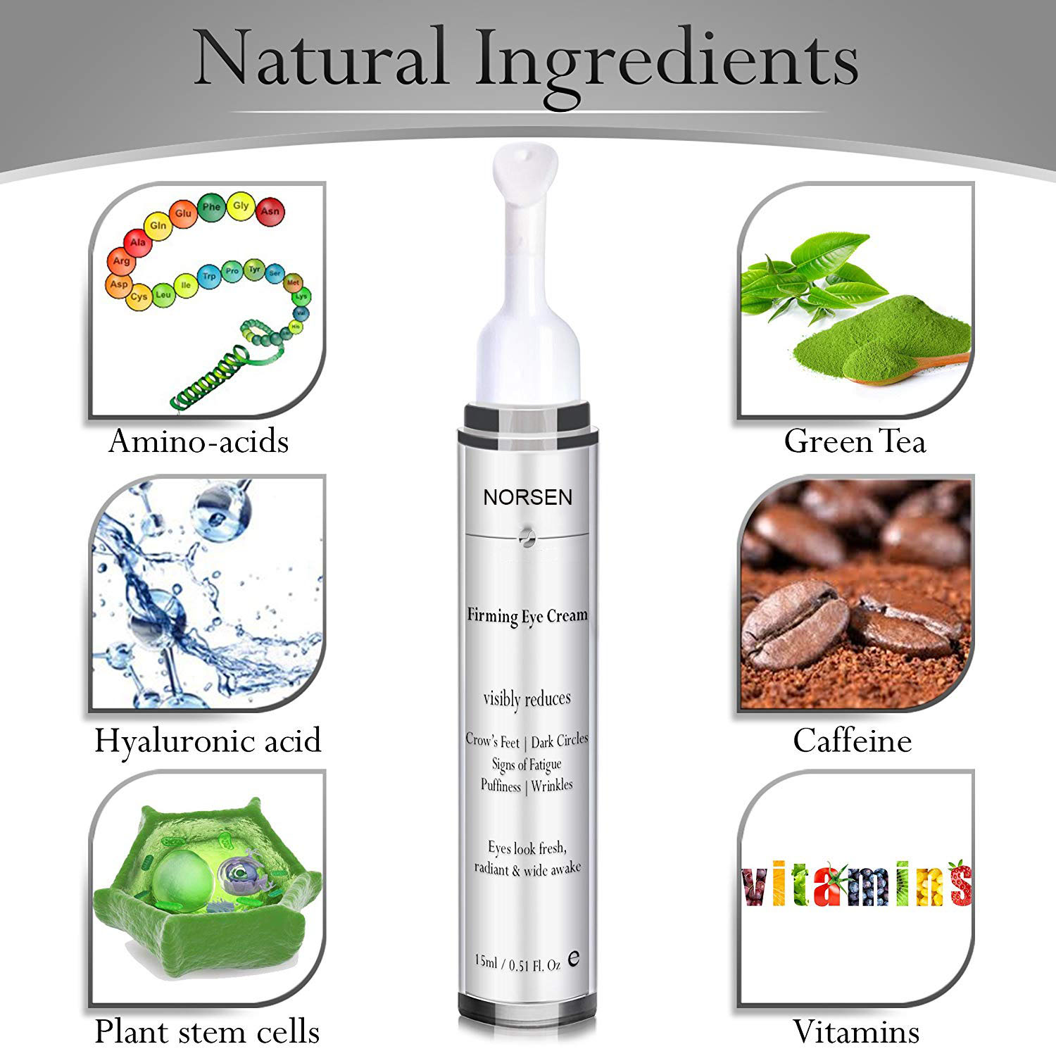 OEM Organic Multi-Effect Dark Circle Anti Wrinkle Firming Eye Cream