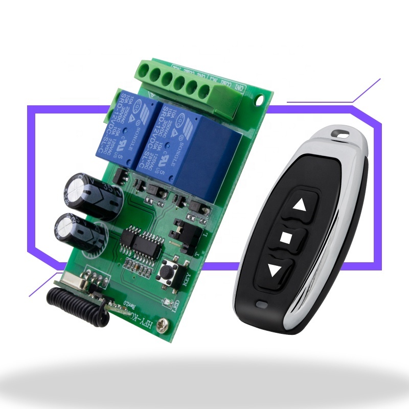 433mhz DC 12V 4CH RF Relay Receiver + Transmitter