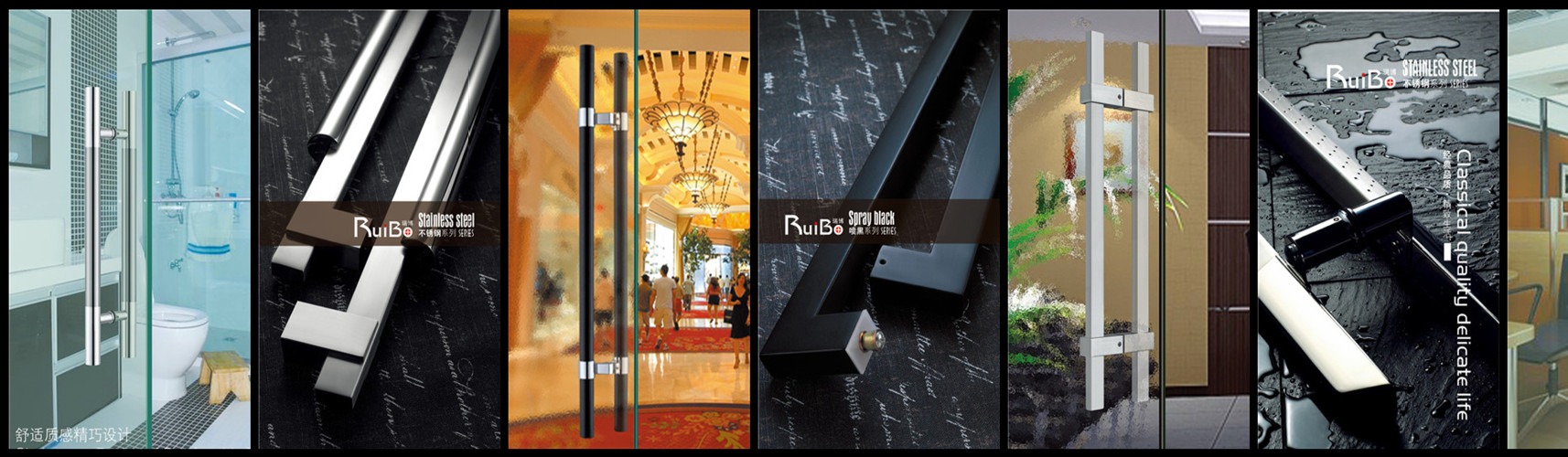 Entry Door Pull Handle Matte Gold Long 304 stainless Steel Brass Plated