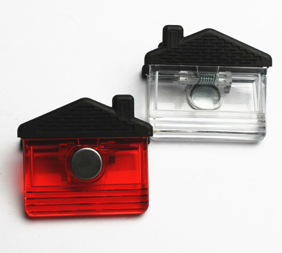 House Shape magnetic clip fridge magnetic clip plastic magnetic clip