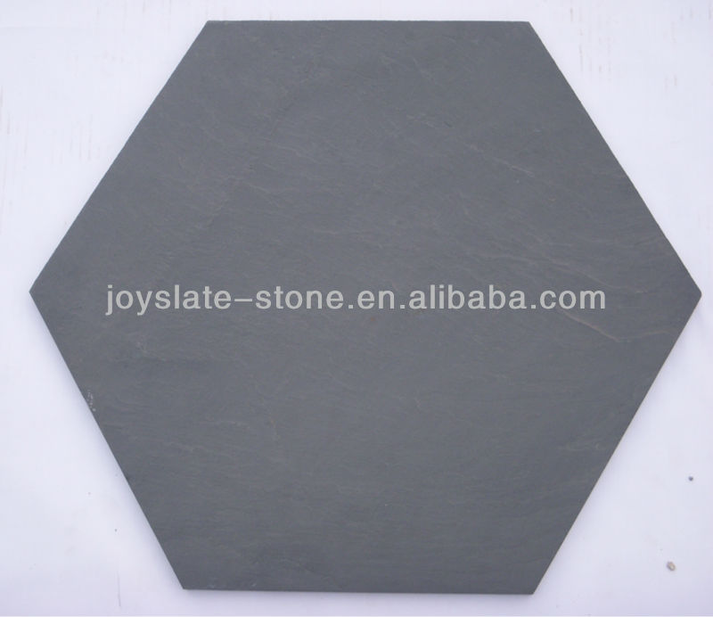 Шестигранная плита из натурального шифера