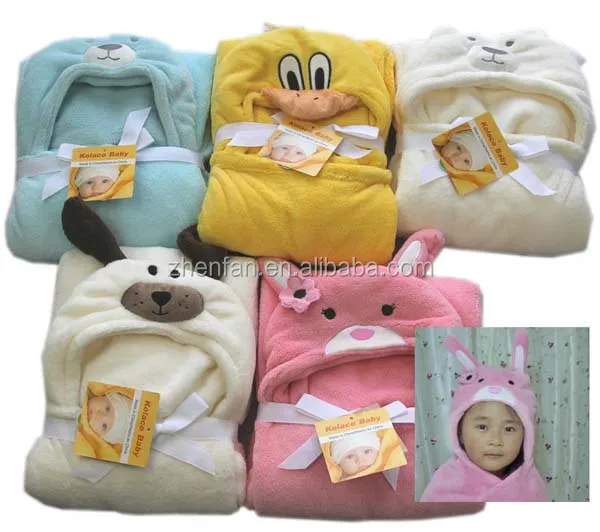 Банный халат с капюшоном в виде милых животных