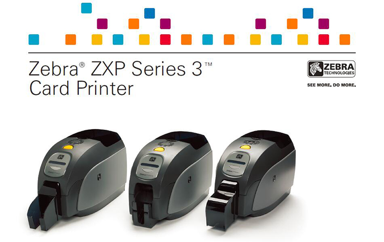 Zebra ZXP 3 Card Printer - High-Speed, Edge-to-Edge Printing