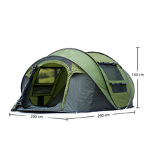 Automatic Outdoor Pop-up Tent for Camping Waterproof Quick-Opening Tents 4 Person Canopy with Carrying Bag Easy to Set up By Qis