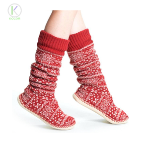 chaussette avec semelle caoutchouc adulte