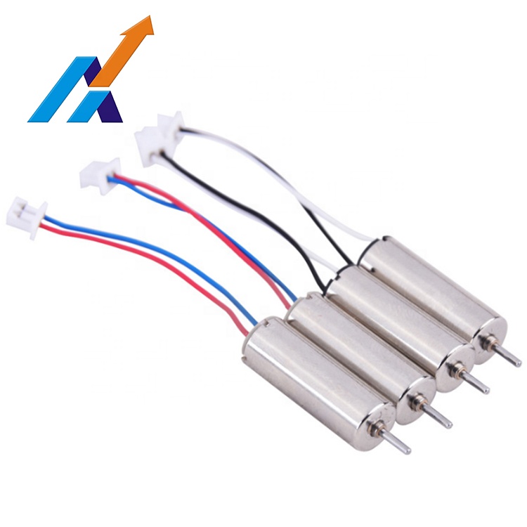 2PCS 7*20mm Mini Coreless HM Motor DC 3.7V 55000RPM High Speed Drone Quadcopter