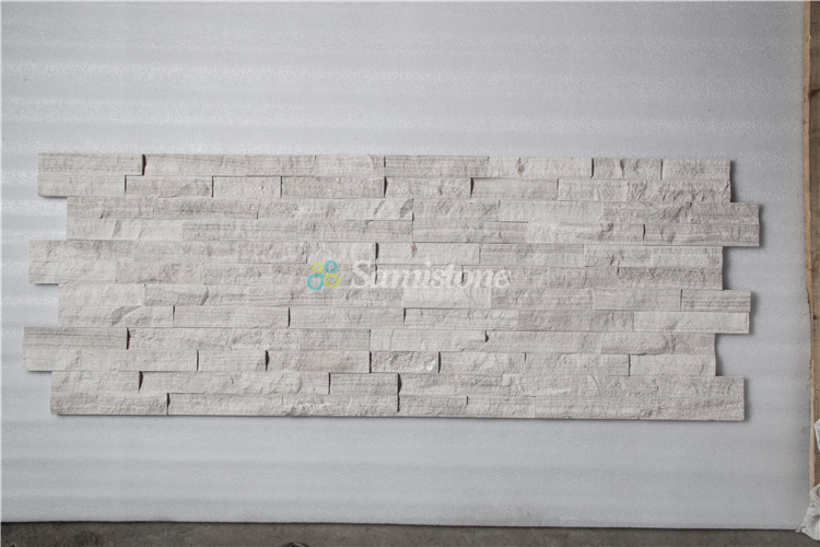 Samistone Stone Wall Tiles Outdoor Wood Grain Stone Wall Decorative Stone Tile Culture Stone