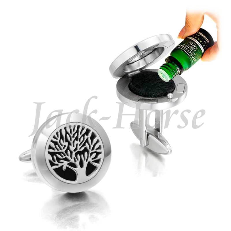 Женские запонки из нержавеющей стали с подкладками