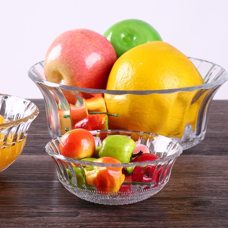 Glass Bowls for Kitchen Prep, Dessert, Dips, and Candy Dishes or Nut Bowls, Set of 4.