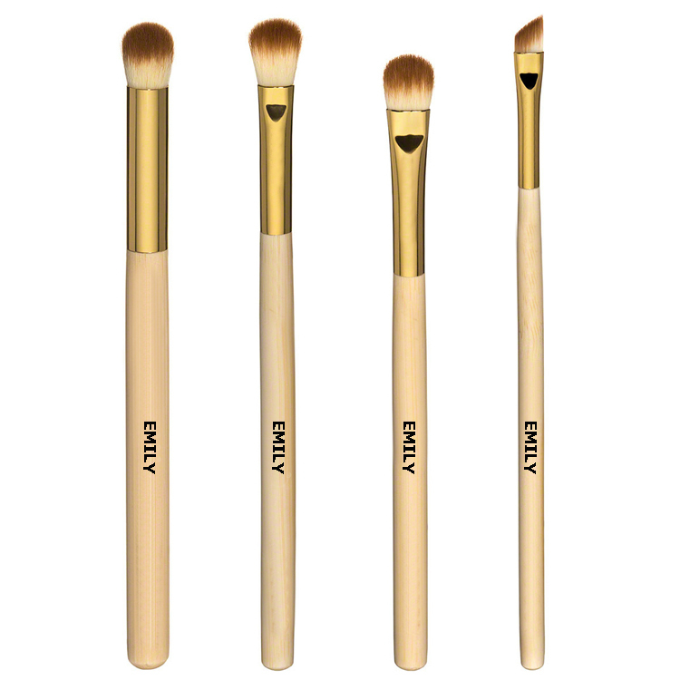 Quite welcomed gold Emily 8pcs beauty needs makeup brush set makeup tools